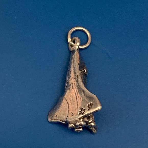 .925 Space Shuttle Sterling Silver Jewelry Charm #moon #space #travel - Picture 3 of 5